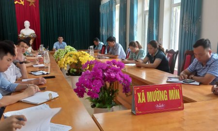 Xã Mường Mìn tham dự Hội nghị trực tuyến triển khai thực hiện các tiêu chí chuyển đổi số cấp huyện và mô hình "3 không" trên địa bàn tỉnh Thanh Hoá