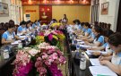 Lãnh đạo Hội Liên hiệp Phụ nữ tỉnh Thanh Hóa làm việc BCH Hội Liên hiệp Phụ nữ huyện Quan Sơn